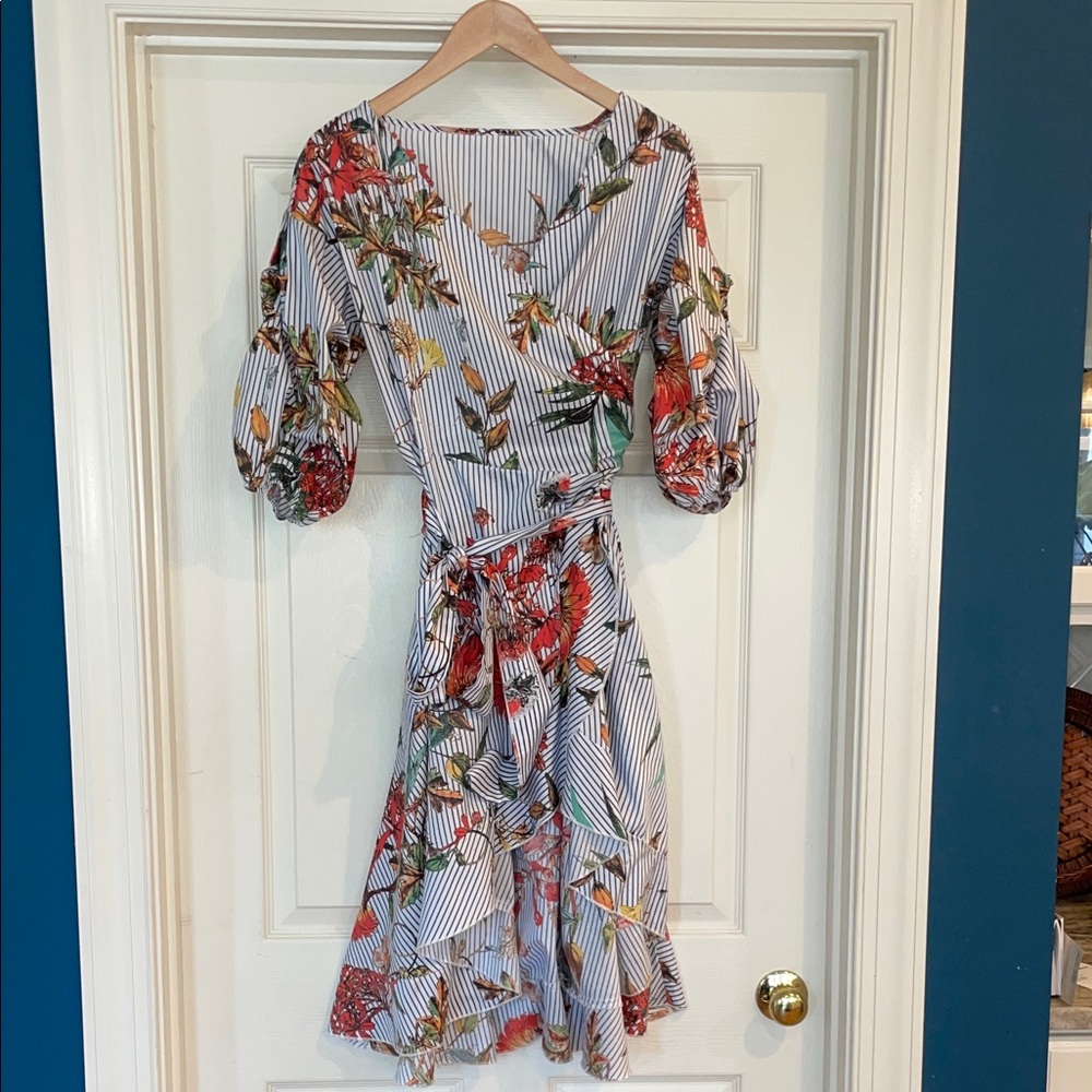 Spring ready wrap dress!